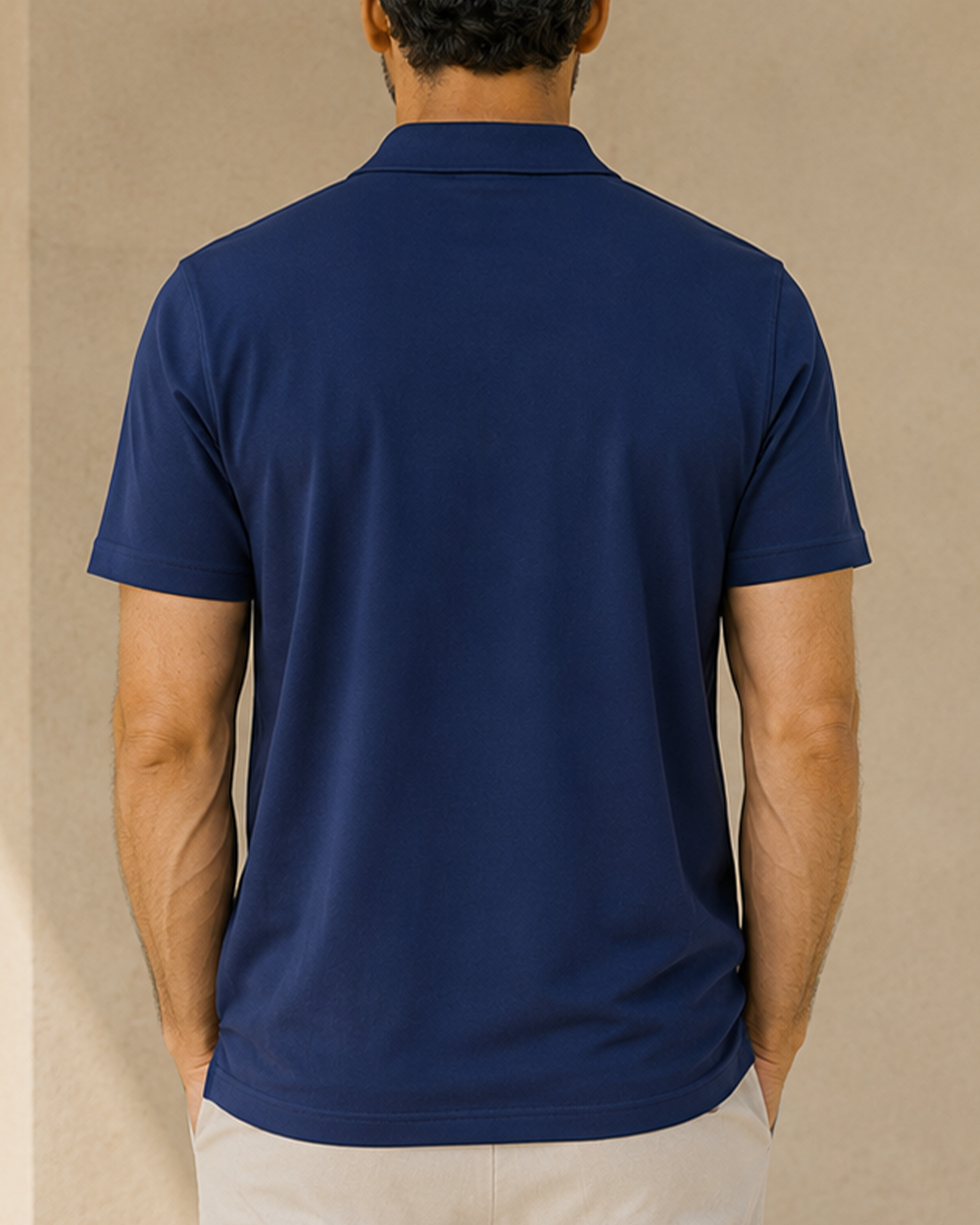 Elite Polo - royal blue - back