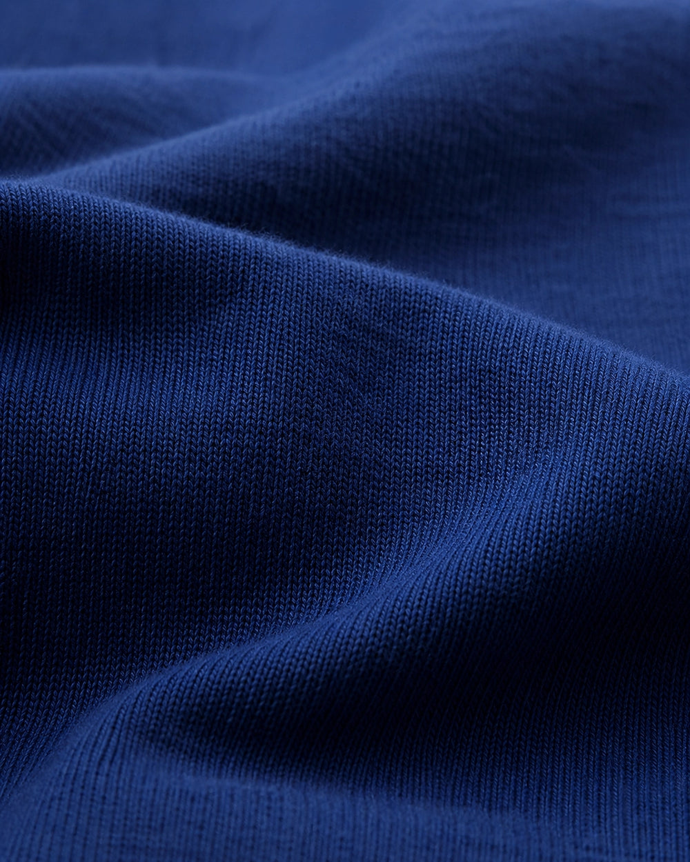 Crew neck - royal blue - close