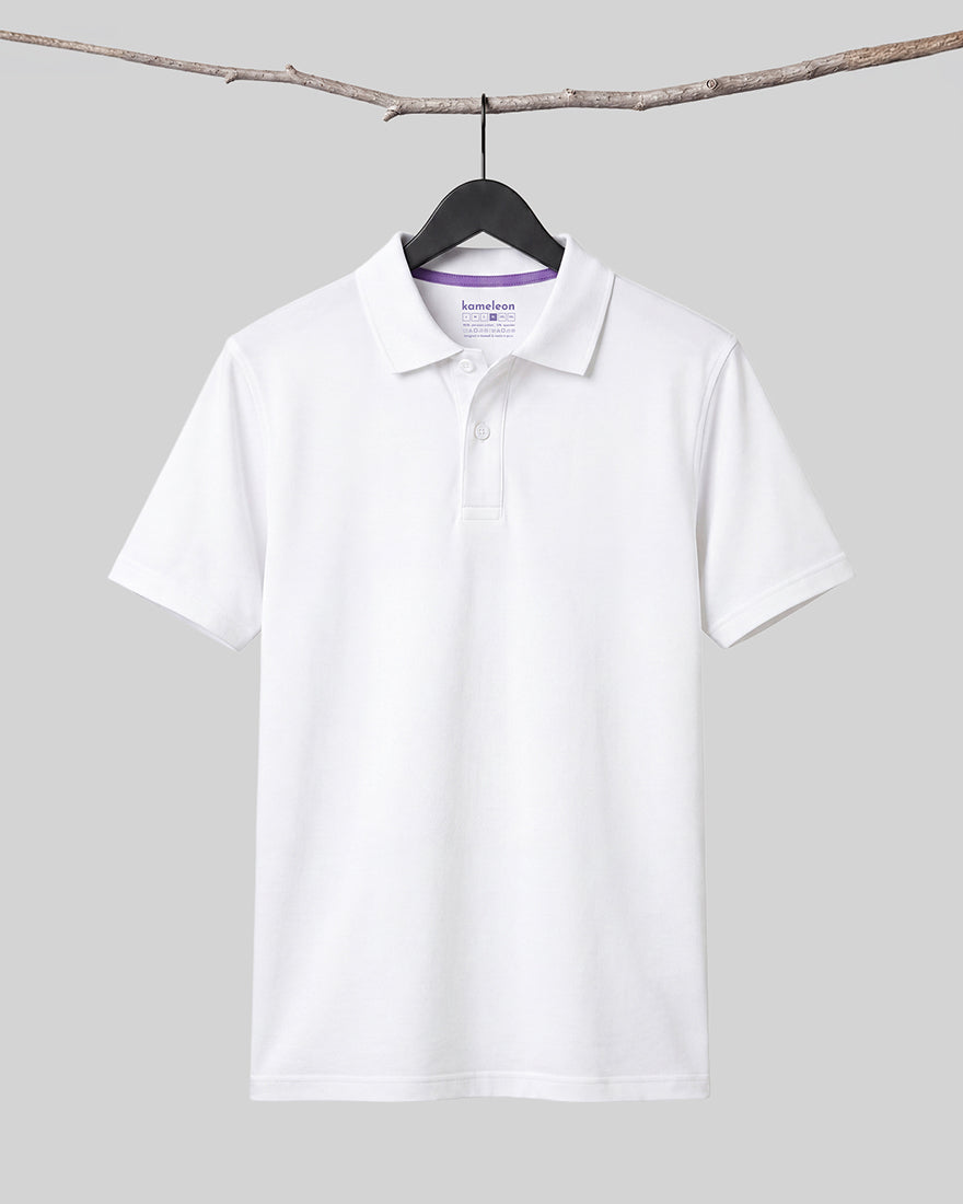 Elite Polo - arctic white - studio