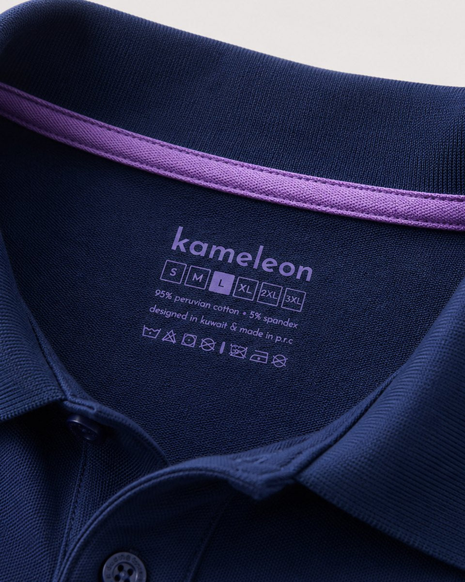 Lavender collar detail