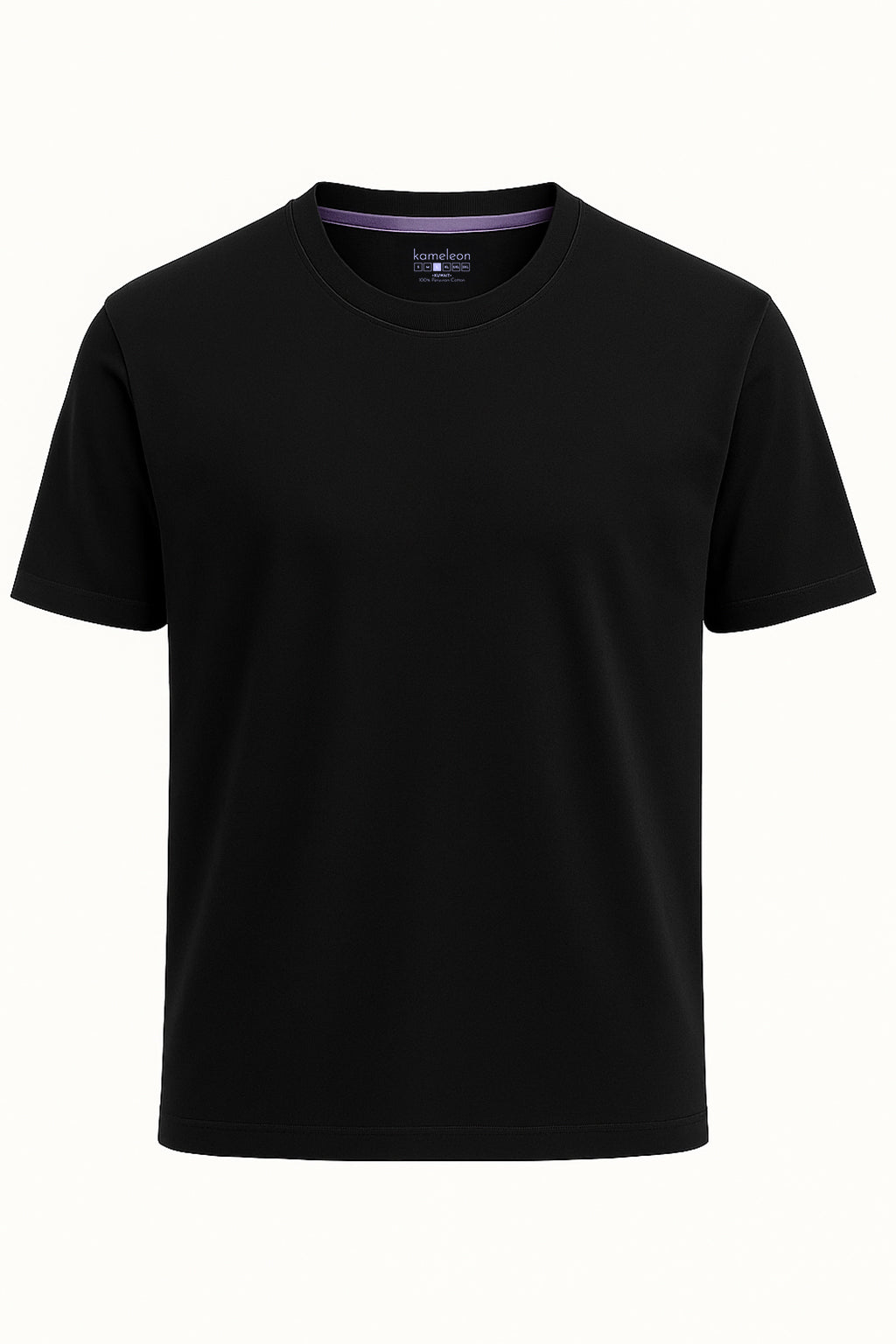 signature crew-neck tee - pitch black
